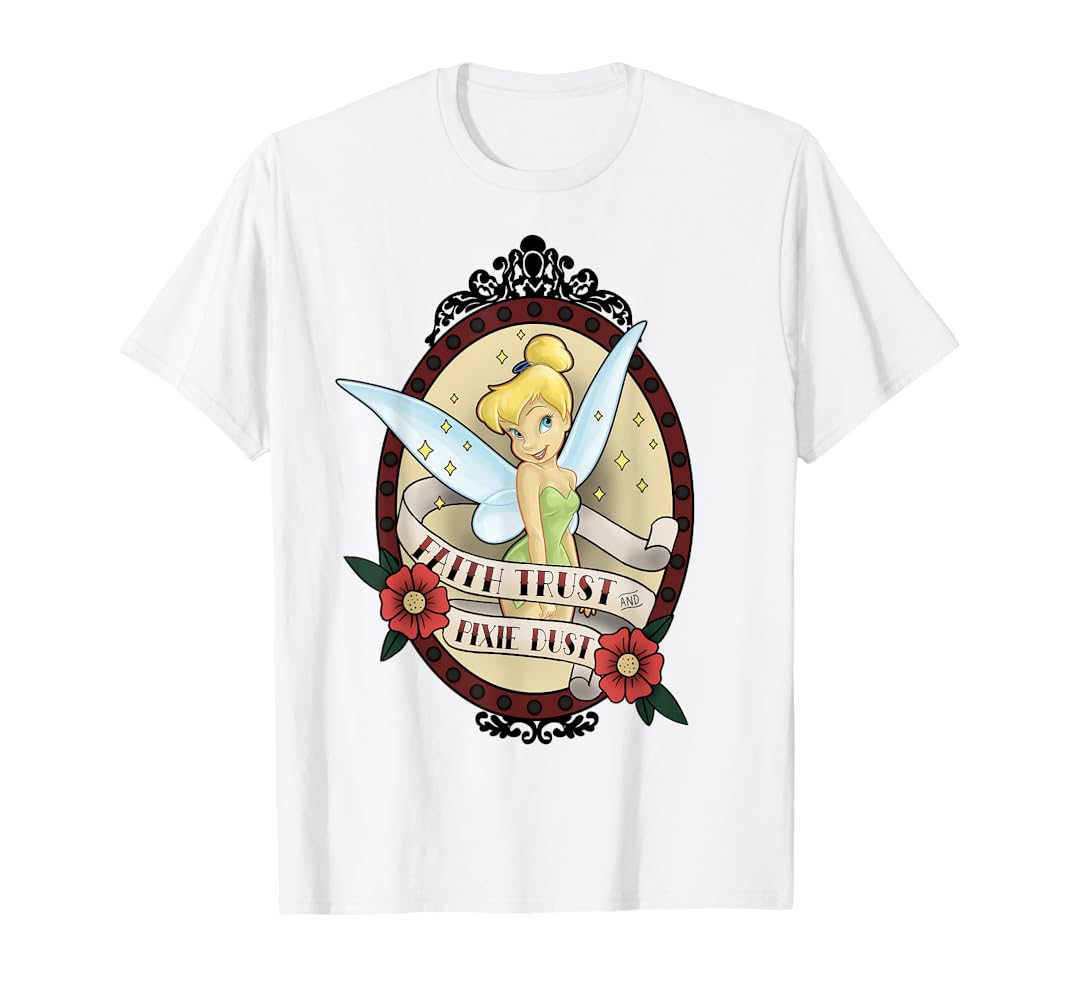 vintage Disney Tシャツ Tinkerbell Tinkerbell Shirt Large Walt Disney World Vintage 90s Mood